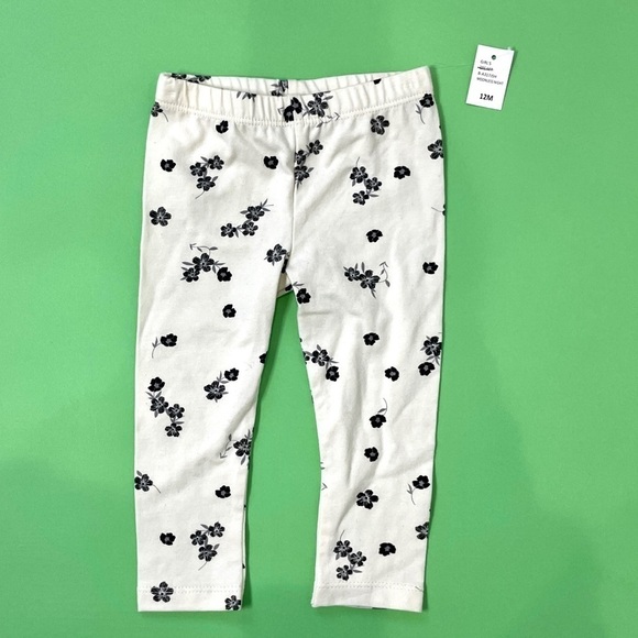 Jessica Simpson Flower Beige Bottoms 12M - Picture 1 of 2